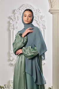 Khadija Abaya in Myrtle Green