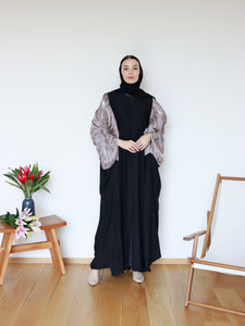 Zeeya Abaya in Grey