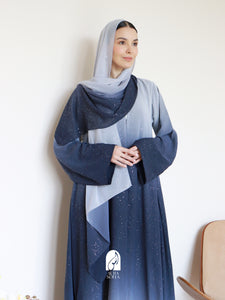 Najma Ombre Abaya in Grey