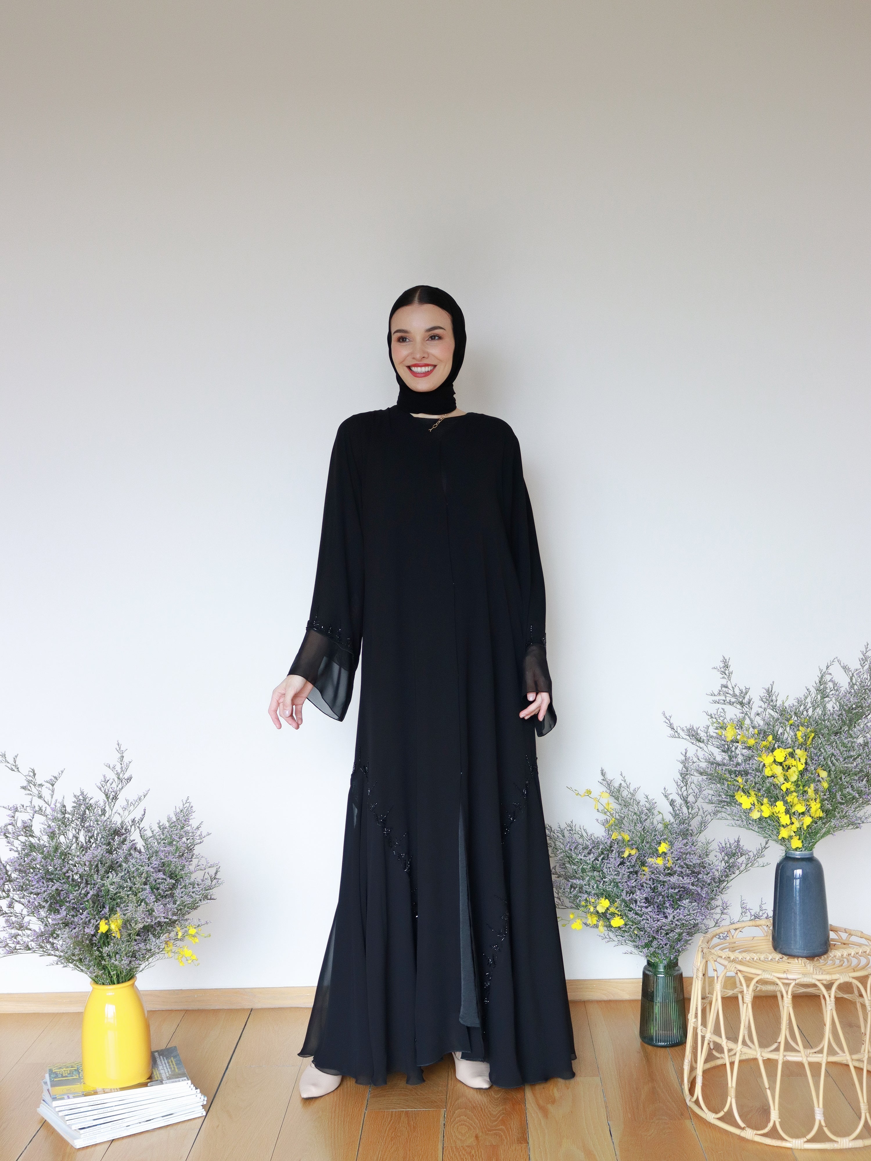 Kamilia Abaya in Black