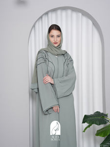 Layla Abaya in Sage