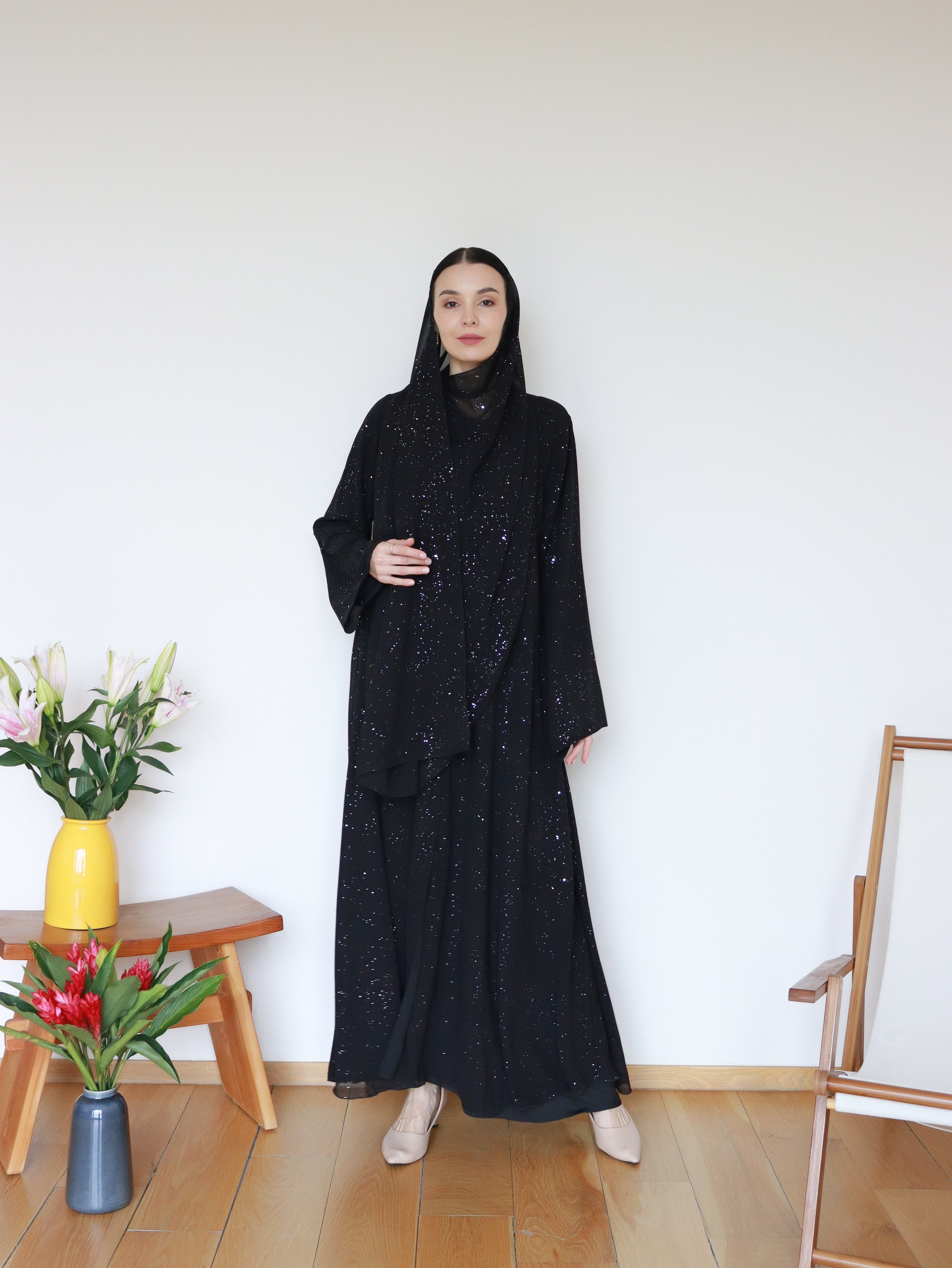 Najma Abaya in Black