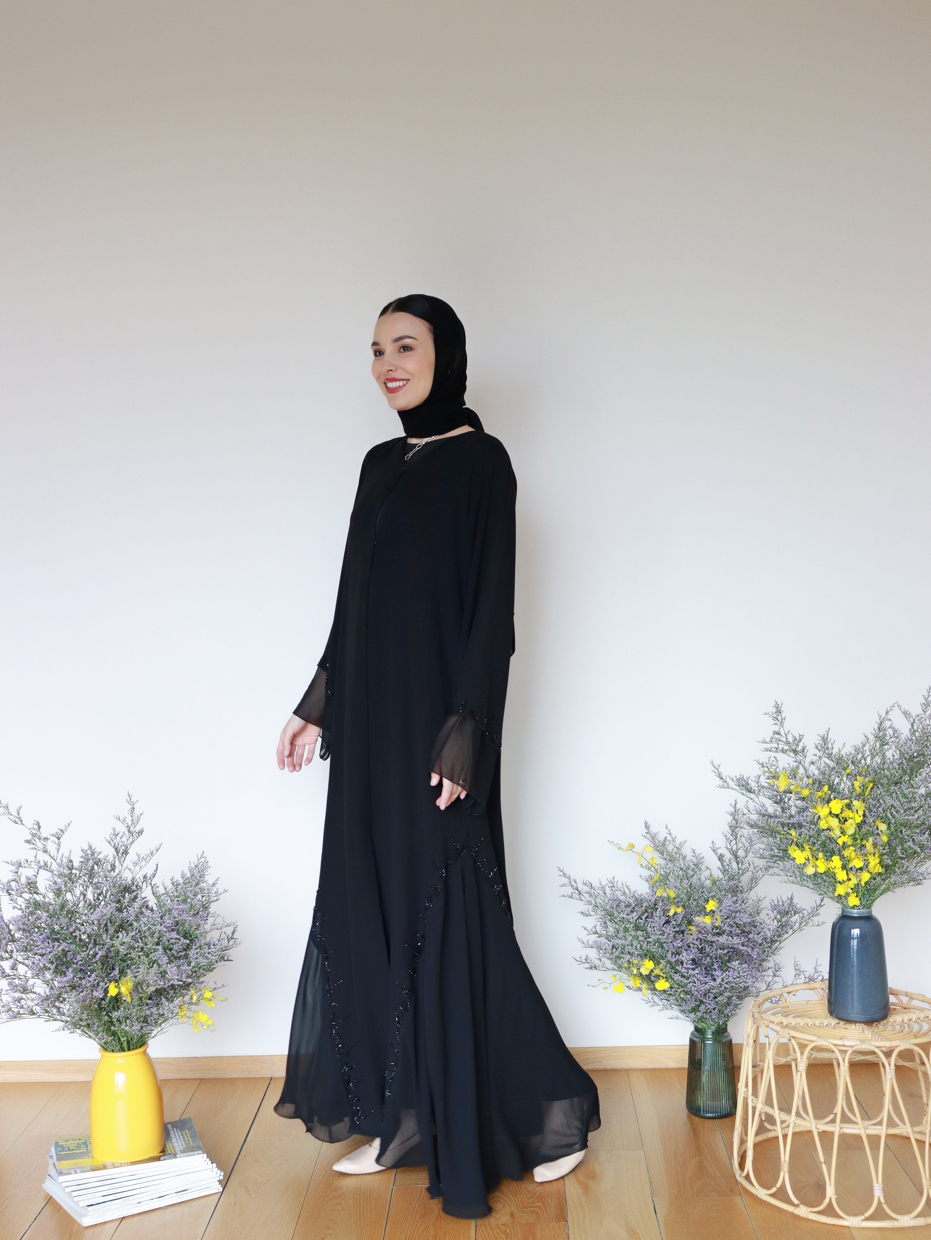 Kamilia Abaya in Black