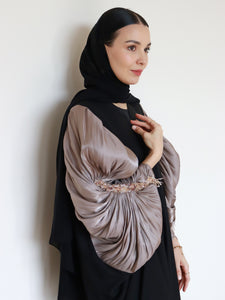 Zeeya Abaya in Grey