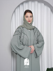 Layla Abaya in Sage