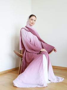 Najma Ombre Abaya in Rosewood