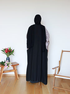 Zeeya Abaya in Grey