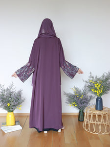 Marya Abaya in Deep Plum