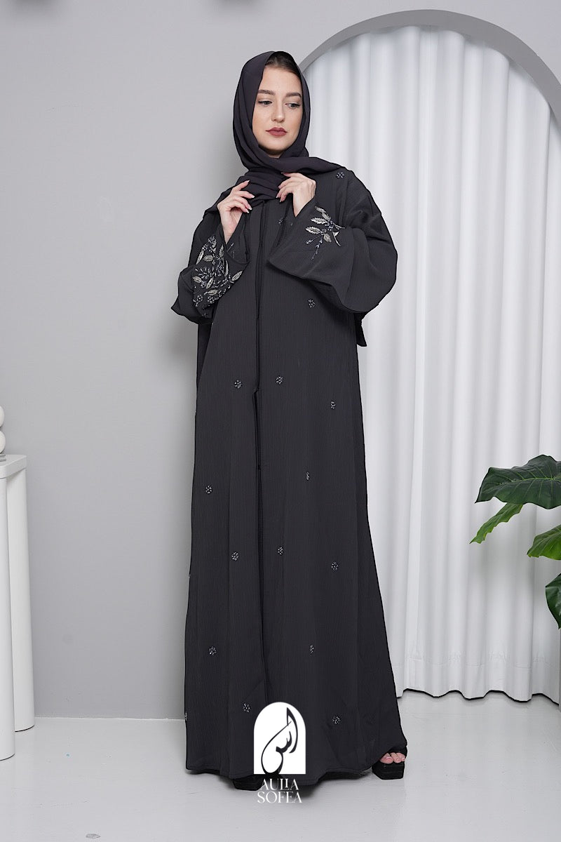 Aaira Abaya in Grey