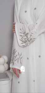 Aaira Abaya in Off White