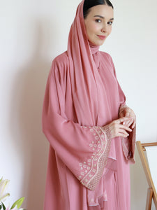 Mardiyya Abaya in Rose Gold