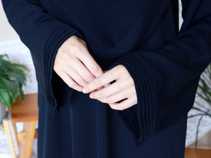 Fareeda Abaya in Navy