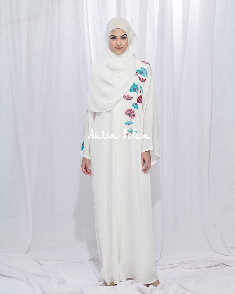 Carmilla Abaya in Off White