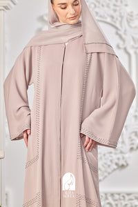 Zara Abaya in Taupe