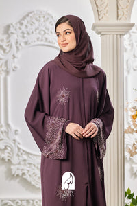 Maira Abaya in Dark Plum