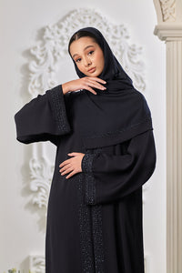 Kyra Abaya in Navy Blue