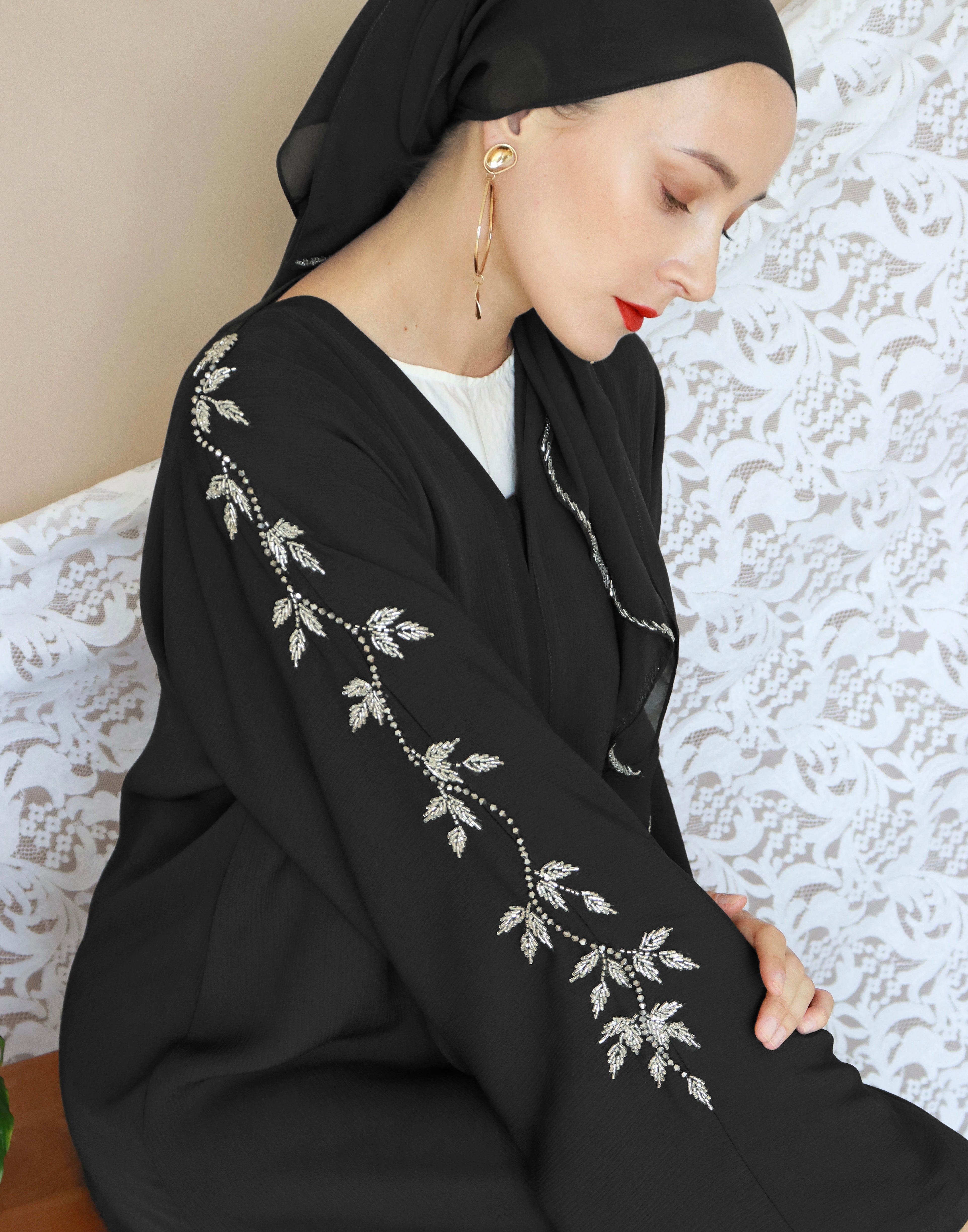 Samira Abaya in Black