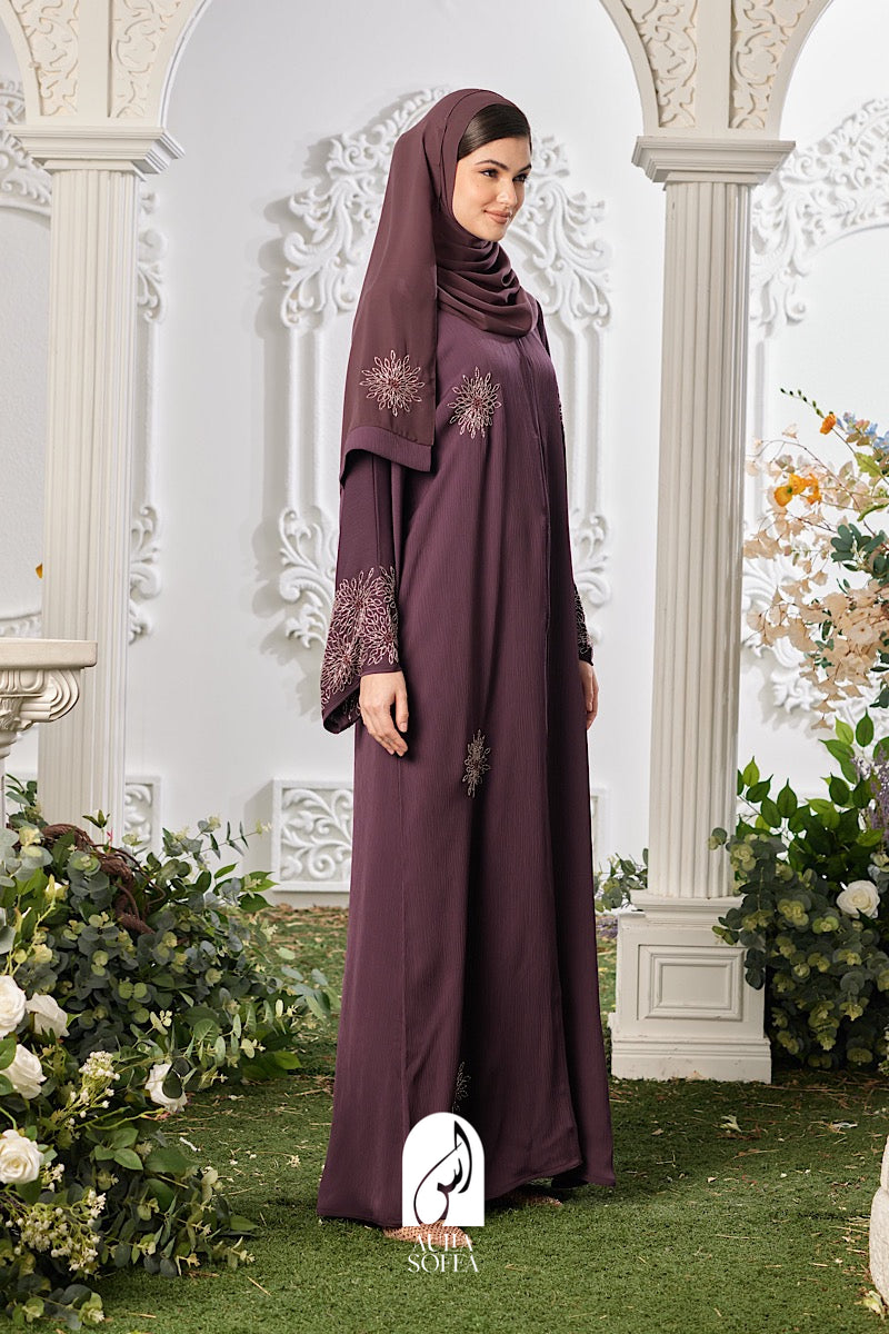 Maira Abaya in Dark Plum