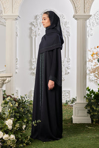 Kyra Abaya in Navy Blue