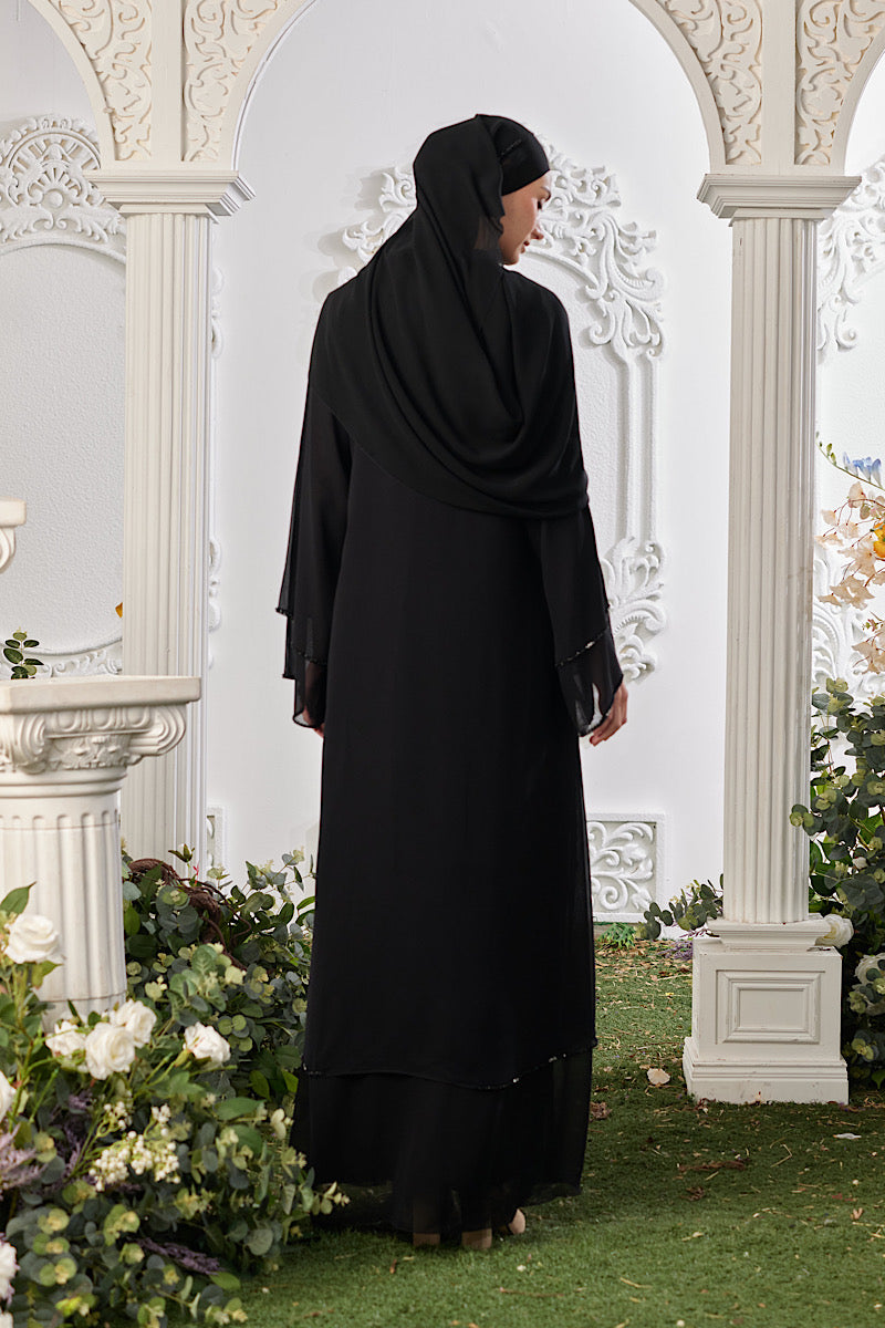Althea Abaya in Black