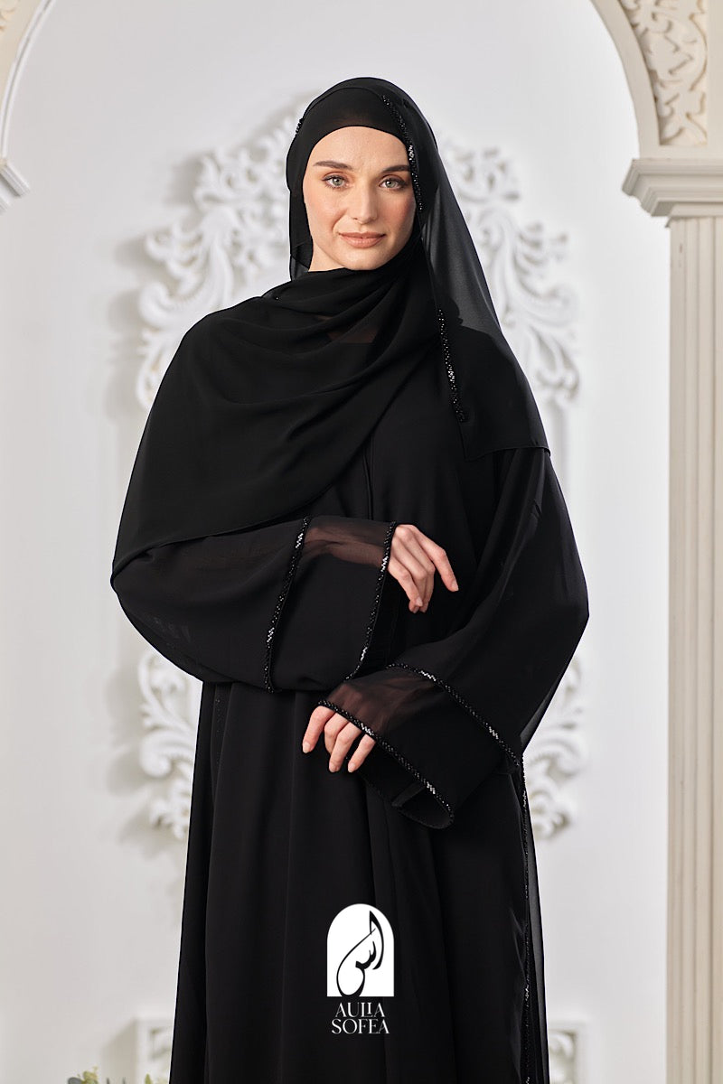 Althea Abaya in Black