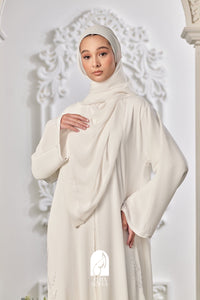 Laiqa Abaya in Off White