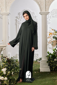 Adawiya Abaya in Aurora Green