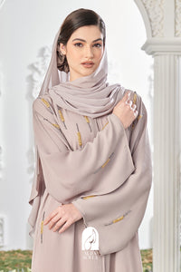 Inaara Abaya in Taupe