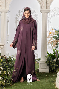 Maira Abaya in Dark Plum