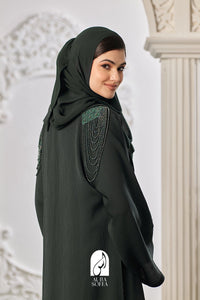 Adawiya Abaya in Aurora Green