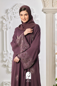 Maira Abaya in Dark Plum