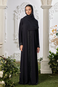 Kyra Abaya in Navy Blue