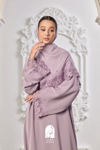 Zahia Abaya in Dusty Lavender